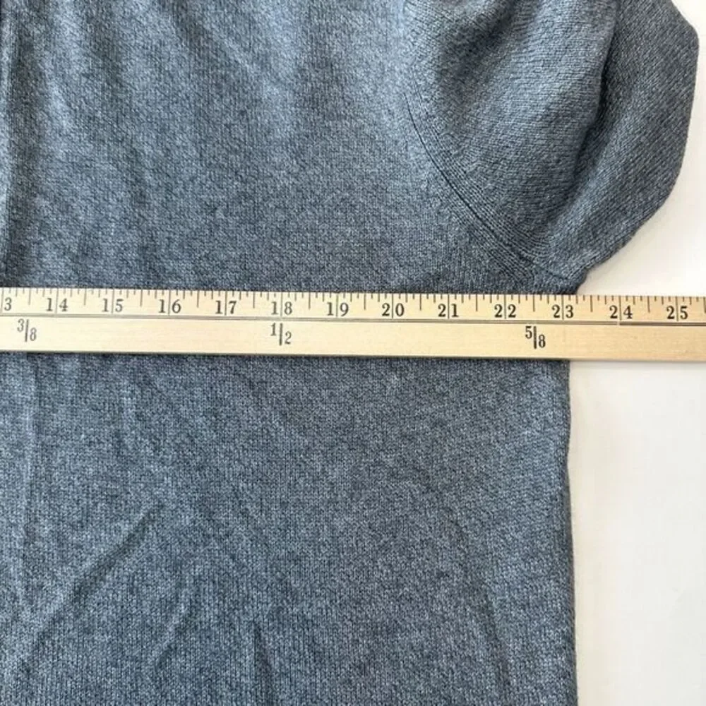 Banana Republic Silk Cashmere Quarter Zip‎ Mock Neck Sweater Pullover Mens XL